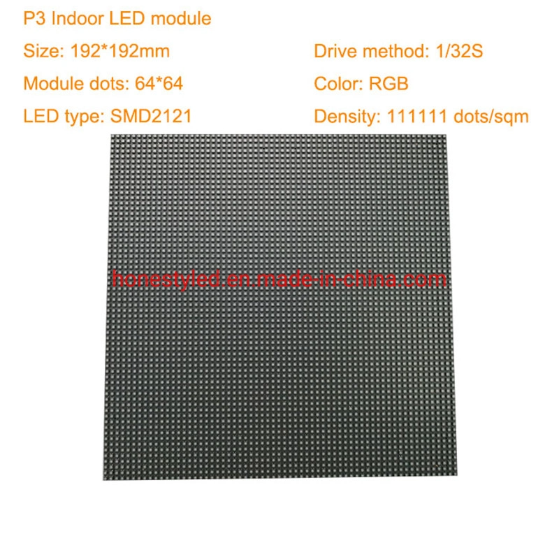 Factory Price Die Casting Aluminum Cabinet Rental LED Display Screen P3 Outdoor Full Color SMD1921 576X576mm 192X192pixel 1/16 Scan LED Screens