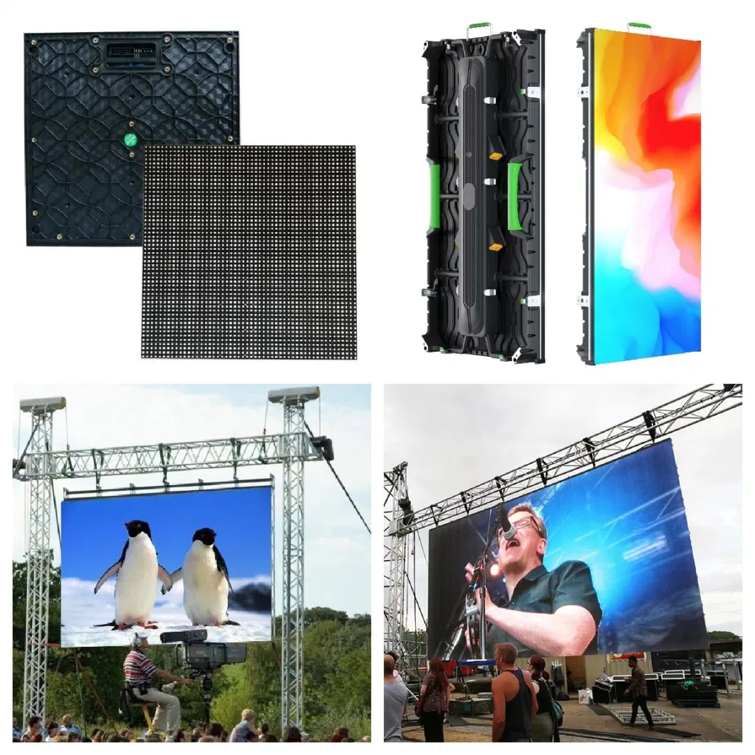 Outdoor Indoor Movable Stages LED Video Wall Screen Panel P3.91 Advertising Display