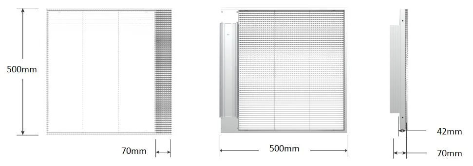 Ultra-Thin Translucent Commercial Advertising LED Transparent Display