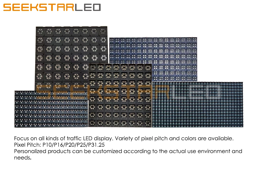 Traffic Guidance Vms Outdoor Digital Billboard Electronic Signage Board LED Screen Display