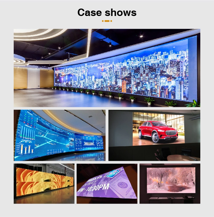 16: 9 Small Pixel Pitch P0.7 P0.9 P1.2 COB Display Indoor Seamless Fixed LED Video Wall Screen