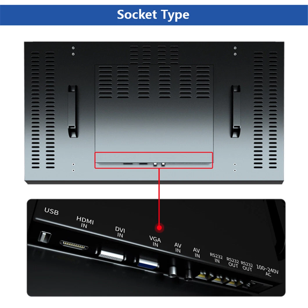 46 55 Inch 4K HDMI Videowall Controller Set 2X3 3X3 Procesador TV Mount Bracket Vertical Advertising Screens LCD Video Wall Digital Display Screen Price