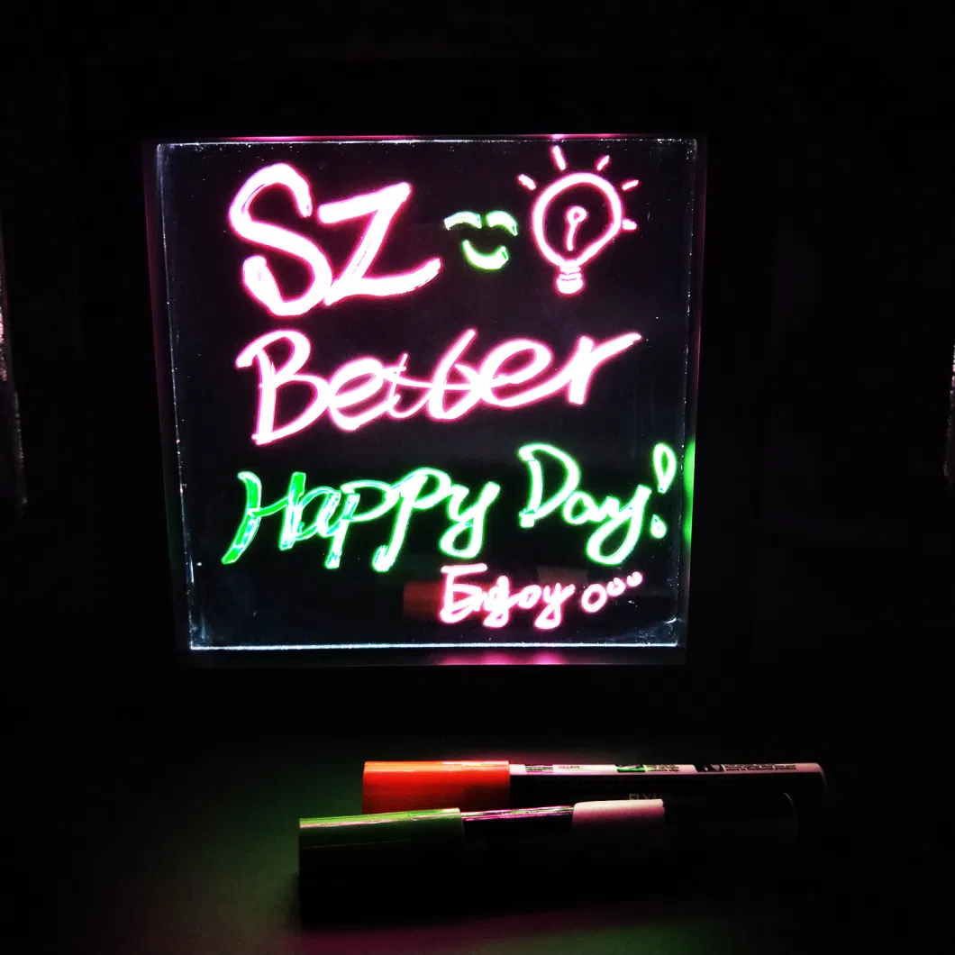 LED Light up Board Handwritten Display Light-Emitting Blackboard Billboard Display