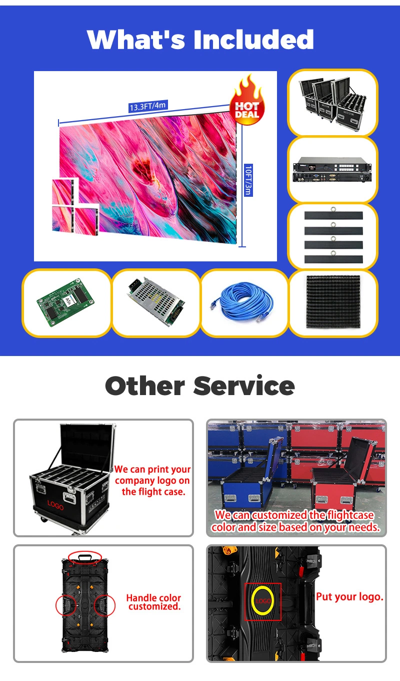 Legidatech Stage Events Rental Full Color Rental LED Display Movable LED Screen