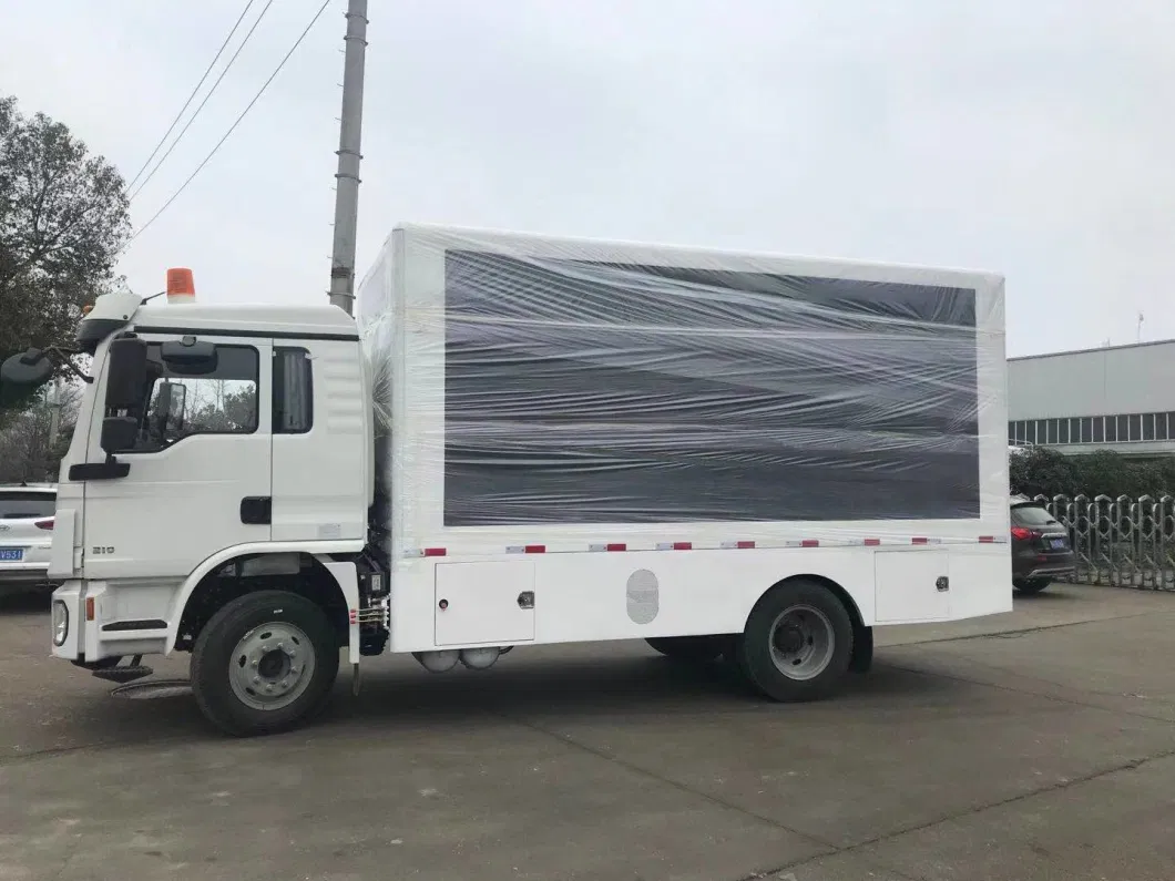 Shacman LED Screen Advertising Truck Double Lift LED P5 Display Screen 16.6m3