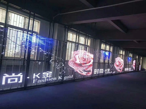 Transparent Glass Window LED Video Wall Display Screen LED Panels