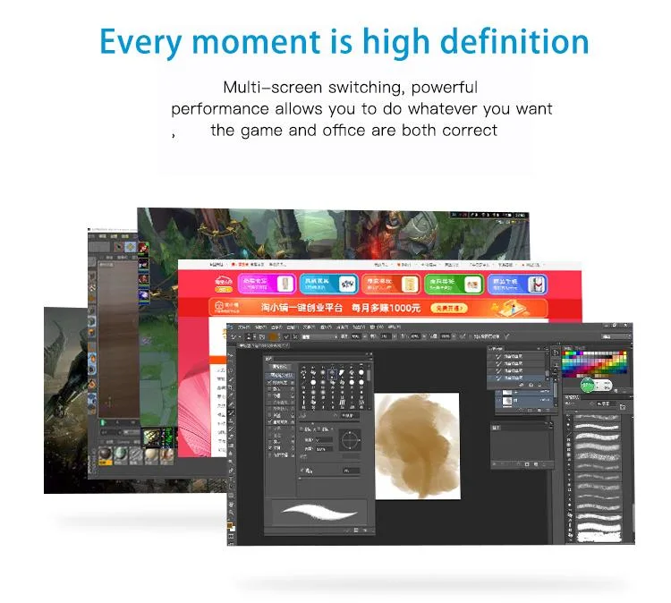 18.5 / 19 / 19.5 / 20 / 21.5 / 22 / 23 / 23.6 / 24 Inch LCD Screen Monitor IPS LED Desktop PC LCD Desktop Computer Monitor