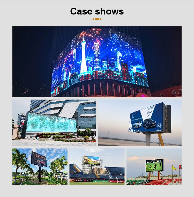 Highway IP65 Large LED Screen P4 P5 P6 P8 P10 Outdoor LED Video Wall Panels