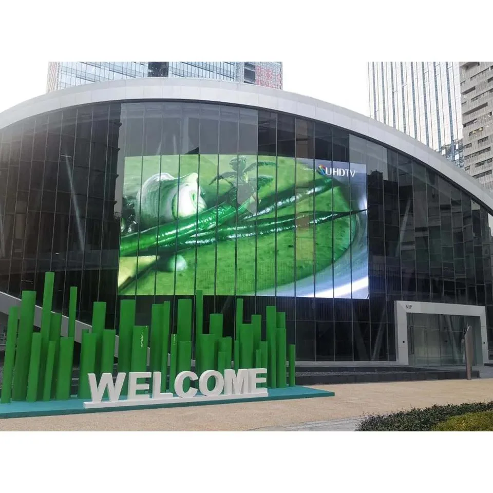 Transparent P10.4 LED Display Screen Indoor/Outdoor Advertising Video Wall Panel