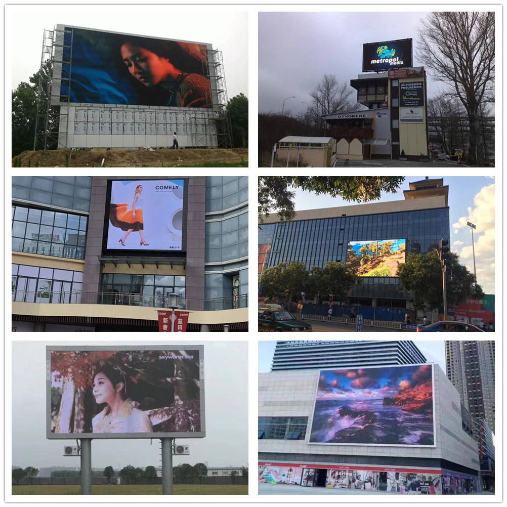 Outdoor Waterproof P5/P6/P8/P10 Digital Video Screen Panel Giant Electronic TV Board LED Commercial Advertising Display