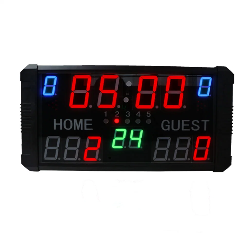 Cheaper Score Board Electronic Gymnastics Portable LED Digital Basketball Scoreboard with Shot Clock