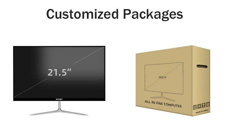 Kuai OEM ODM 75Hz 144Hz 165Hz 240Hz Monitors Frameless LCD Moniteur PC Computer LED Curved Flat Screen 27 Inch Gaming Monitor