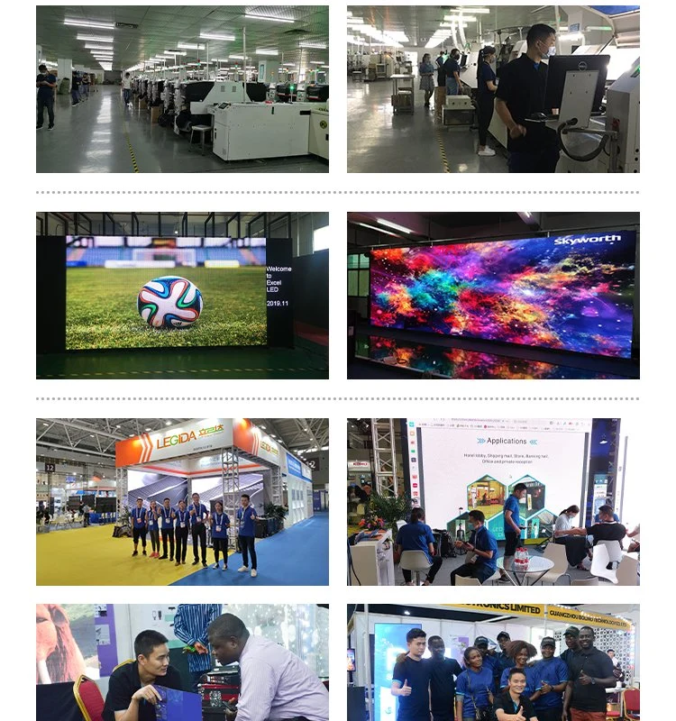 Legida Indoor 3840Hz High Refresh Rate Fixed LED Video Wall P2.97 P3.9 500*500mm Indoor LED Screen Full Color RGB 16 Bits 2 Years