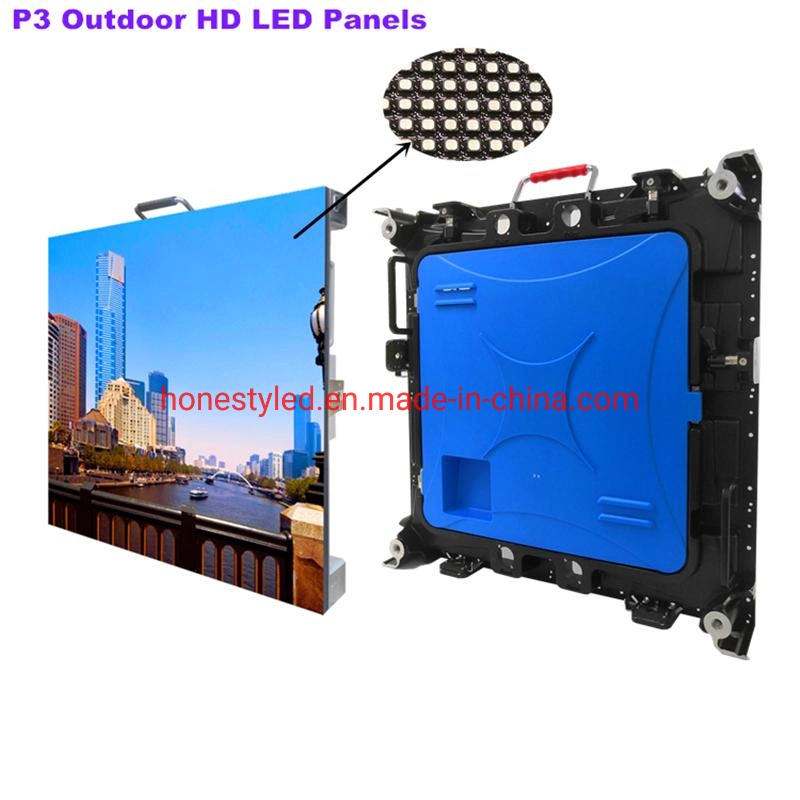 High Brightness Energy Saving Outdoor LED Panel P3 5760X576mm Die Cast Aluminum Full Color LED Screen Display Waterproof LED Board