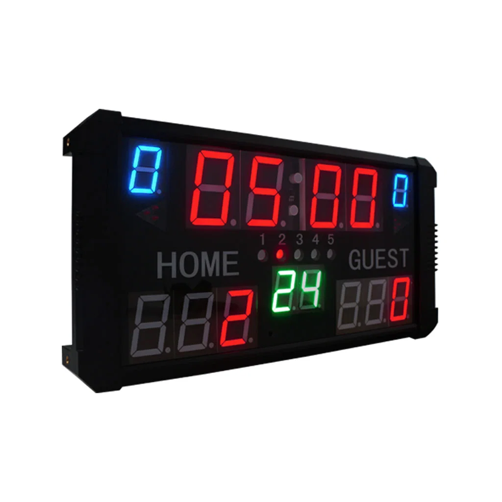 Digital Score Board Portable Remote Red Scoreboard LED Wireless Tennis Display Wall