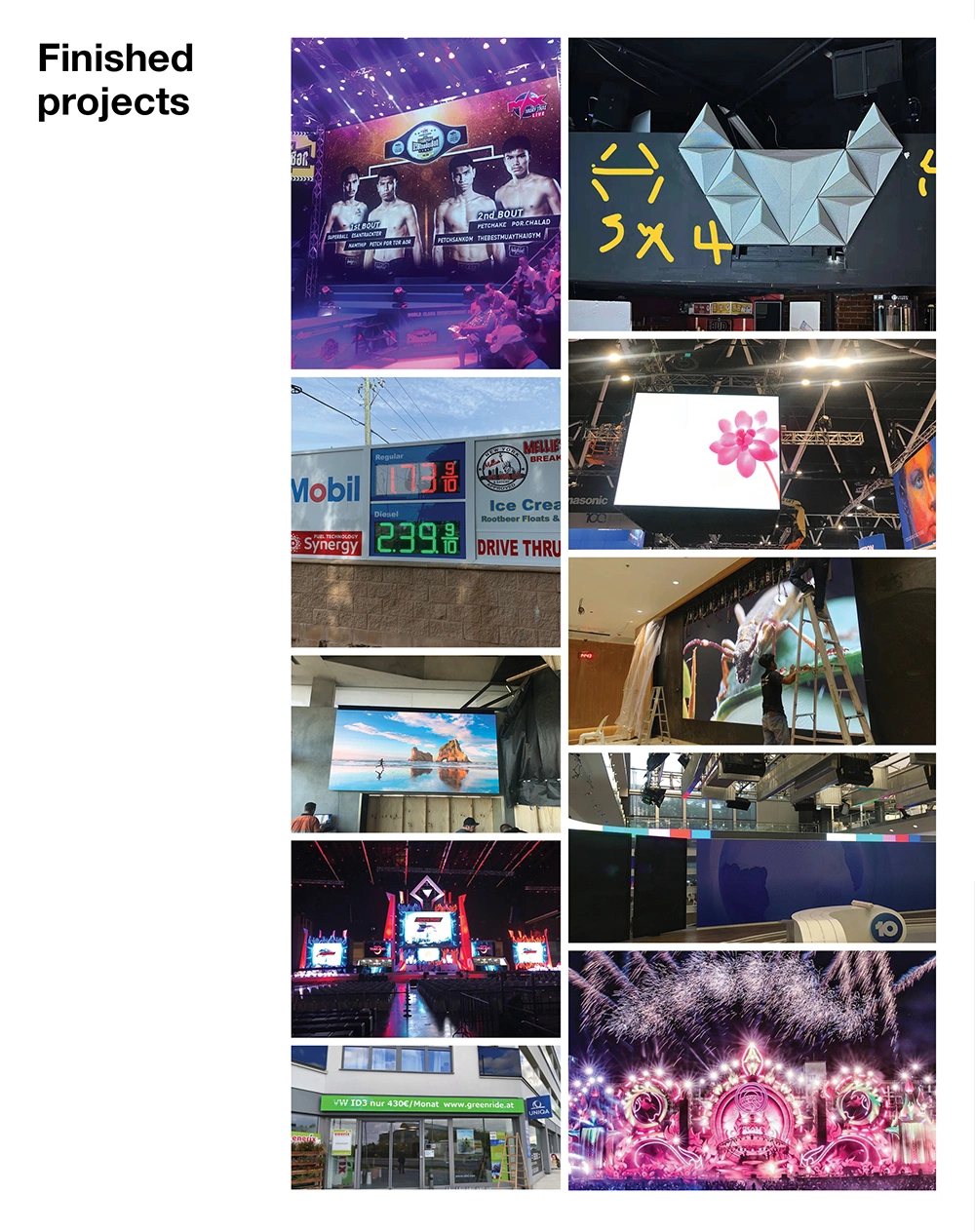 Indoor Mesh Full Color Rental LED Video Screen Fixed Transparent P3.91-7.81 Glass LED Display