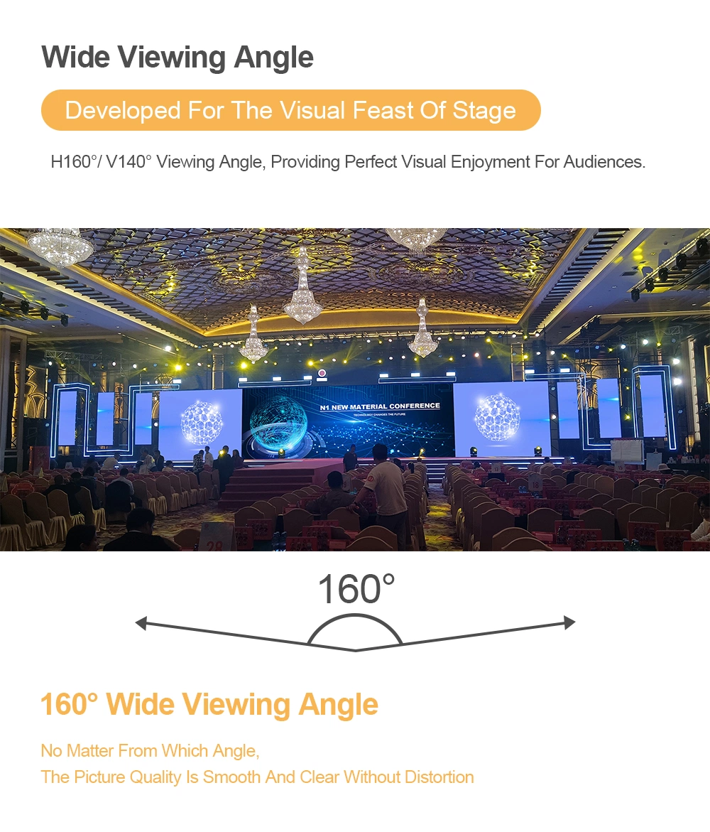 Outdoor Concert Stage Easy Quick Install P2.6 P2.976 P3.91 Rental Video Wall Display High Definition LED Panel Screen