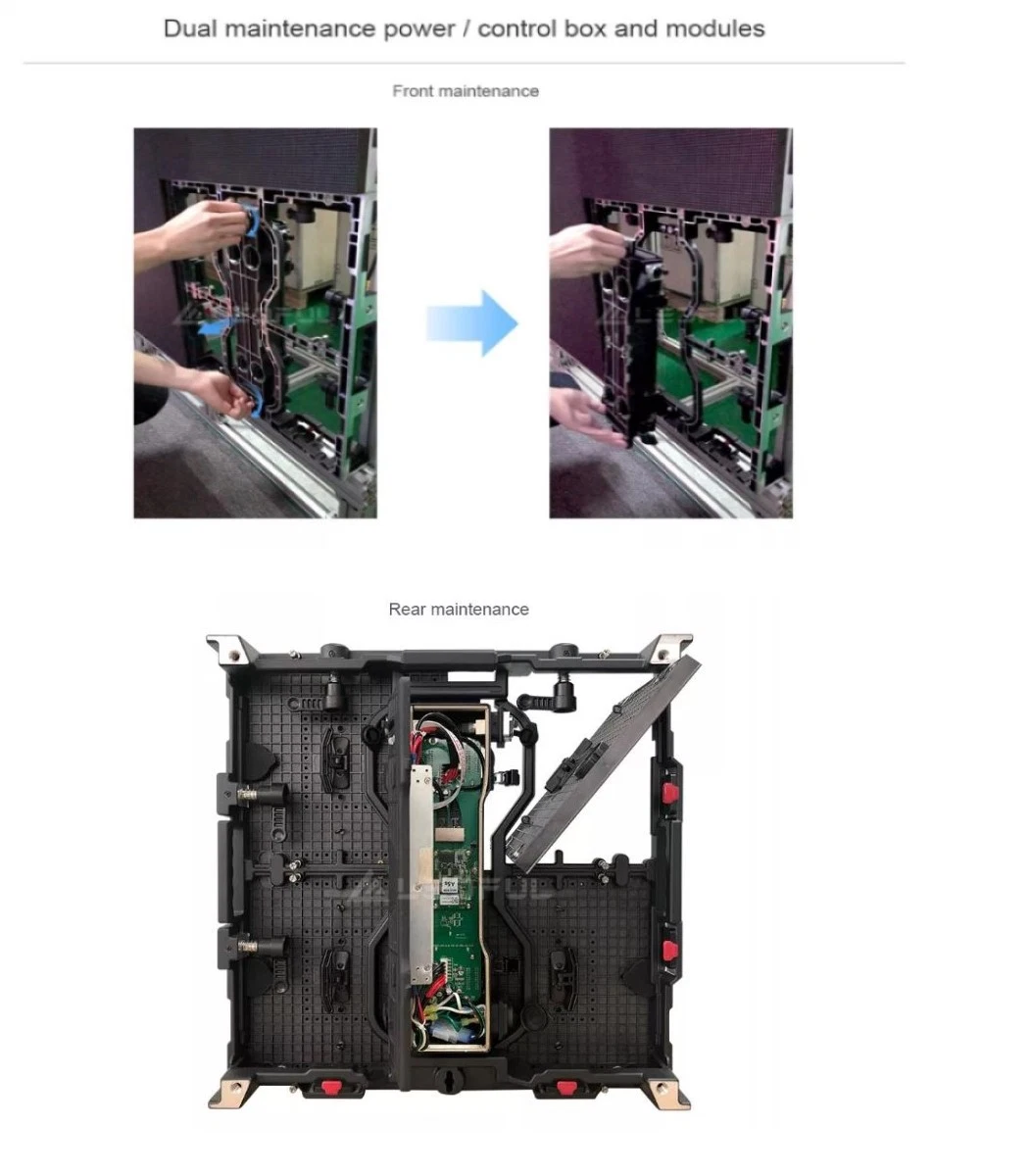 LED Display Screen with 16 Bit Gray Scale Refresh The High Image Quality