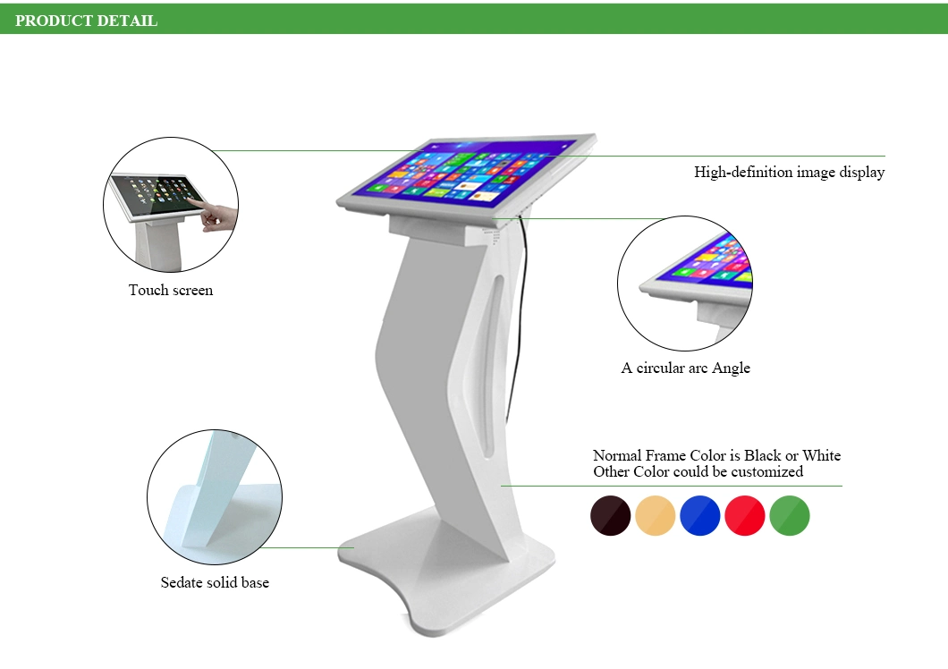 32inch Advertising Interactive LED Screen Display Digital Touch Board