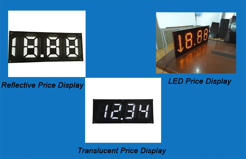 LED Digital Board to Display The Price of Oil in Oil Station