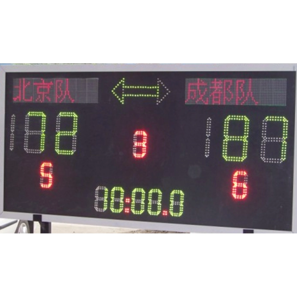 Ldk Electronic LED Football Basketball Red LED Digital Scoreboard