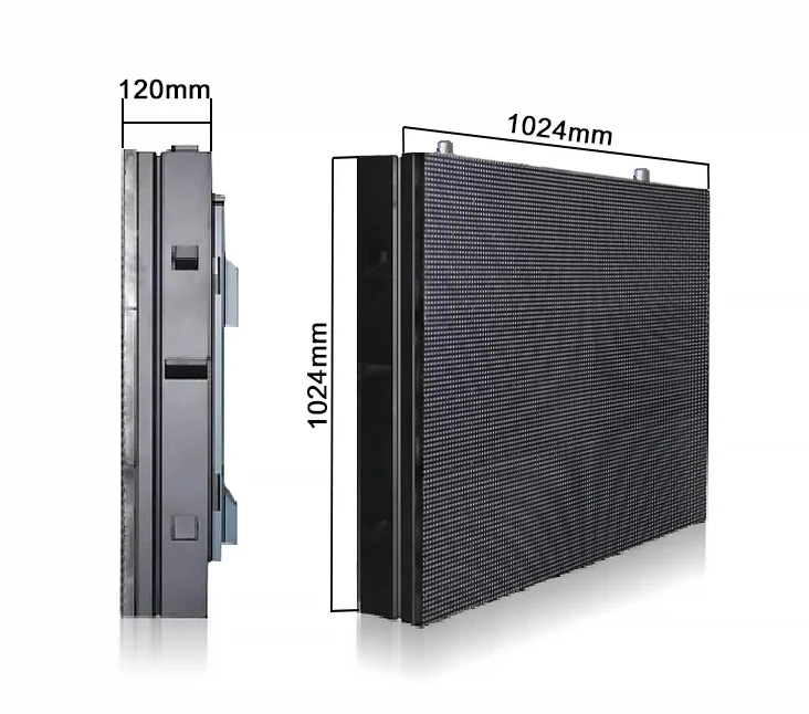 P4 P5 P6 P8 P10 Outdoor Full Color High Brightness High Refresh Fixed Iron Cabinet Waterproof 3D Film Advertising LED Street Video Display Screen Panel