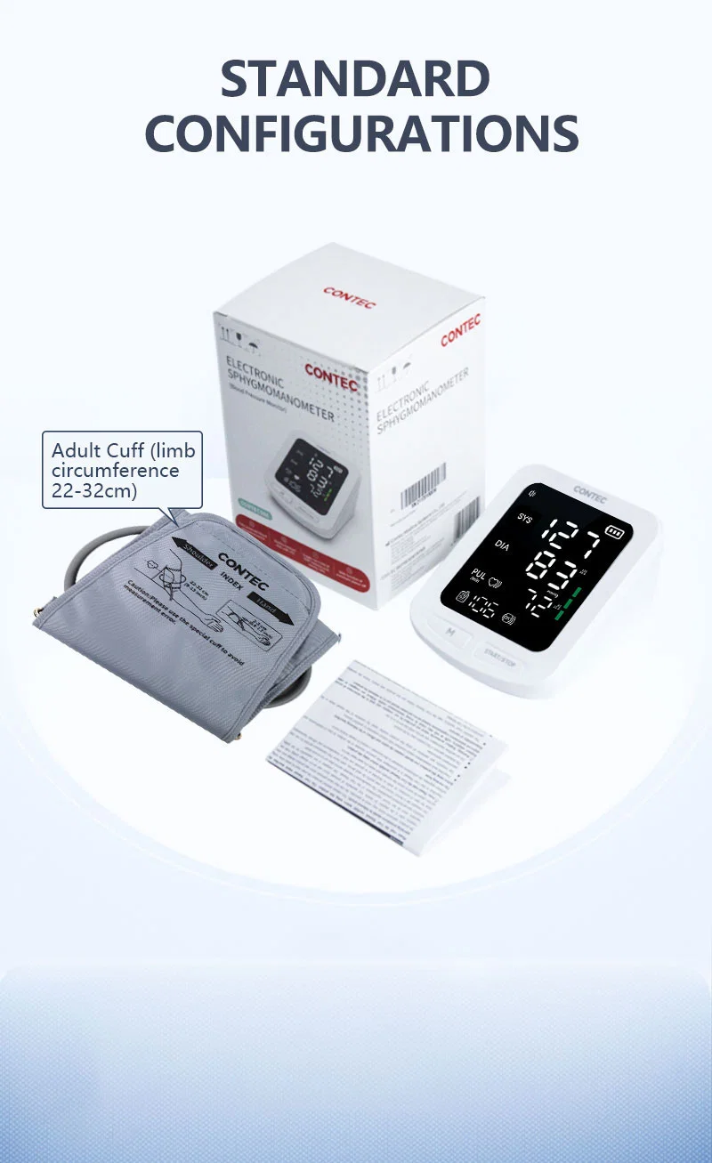 Contec08e Wholesale Cheap Price Hospital Digital Sphygmomanometer Blood Pressure Monitor