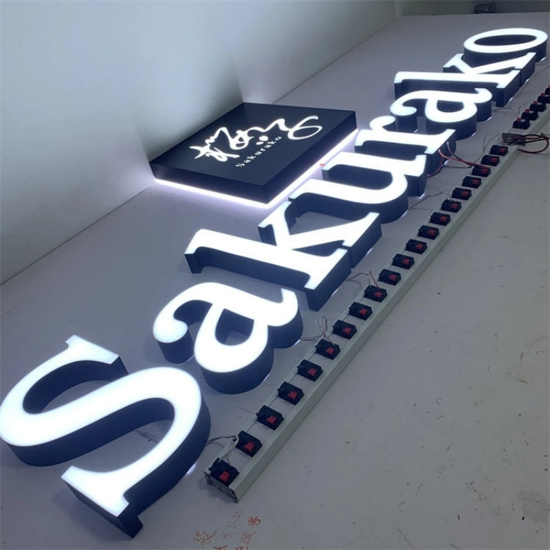 Customized 3D Luminous Acrylic LED Letter Sign