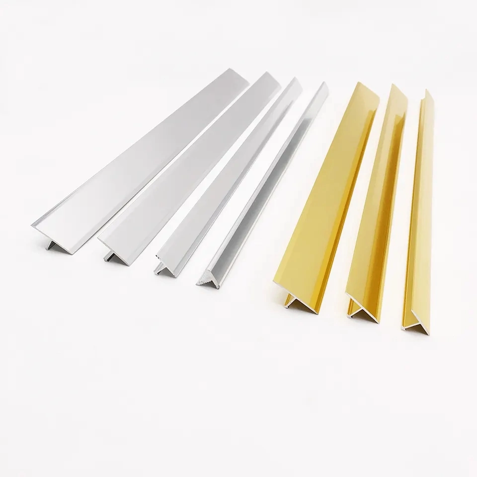 Factory Custom Wall Gold Brushed Aluminium Alloy Side Floor Skirting Light Lines 100mm LED Aluminum Skirting Board with LED