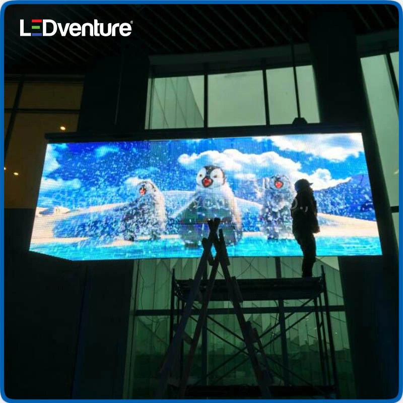 Indoor P15.6 Indoor Advertising Billboard Transparent LED Film Crystal Panel