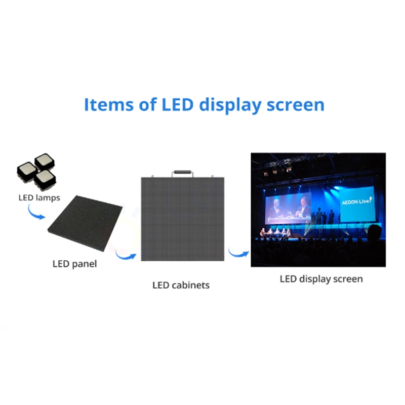 Digital Backdrop Church LED Video Wall DJ Booth Nightclub Concert Event P2.976 P3.91 Indoor LED Stage Screen