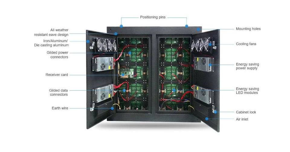 P6 Full Color Large Waterproof Digital Billboard Outdoor Advertising LED Display Screen