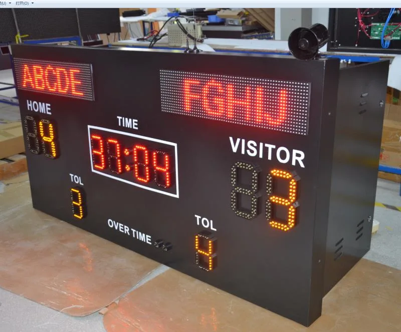 Outdoor Waterproof Digital Scoreboard American Football LED Scoreboard