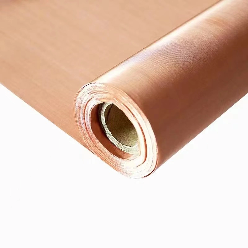 Faraday Cage Red Copper Wire Shielding Fabric Mesh Screen