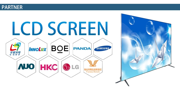 Factory Wholesale 32 50 55 65 100 Inch Television 4K Smart LCD LED TV Flat Screen for Hotel Home