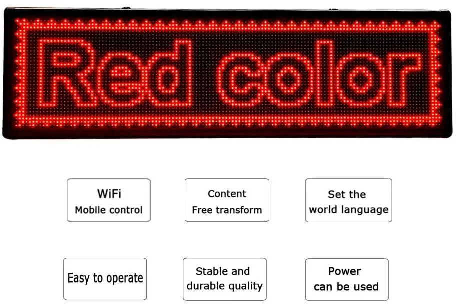 P10 Single Color Outdoor LED Screen Module LED Display Module