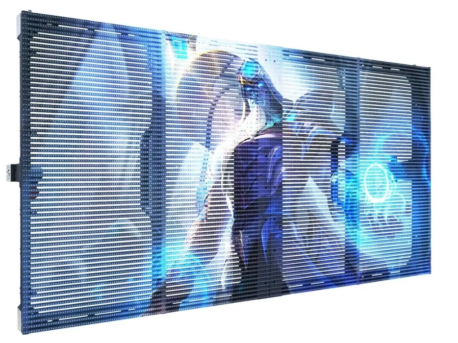 Full Colour Outdoor LED Display Screen P2.6/P2.976/P3.91 Transparent Screen LED Panel for Advertising