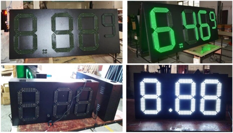 Waterproof Price Board for Petrol Station Display LED Screen Price