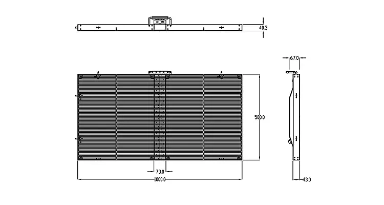 Transparent P3.91 High Brightness Glass Window Flexible Advertising Indoor LED Display