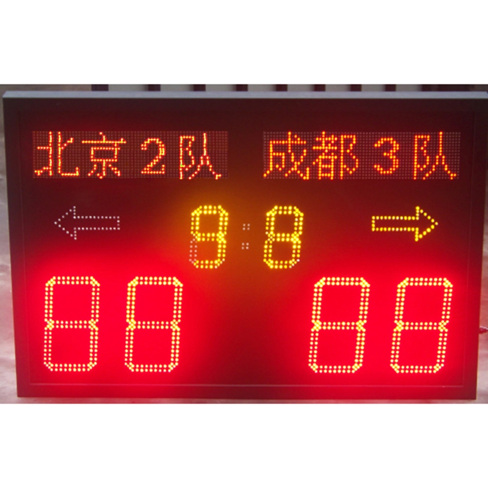 Electronic LED Digital Table Tennis Basketball Four Metal Scoreboards