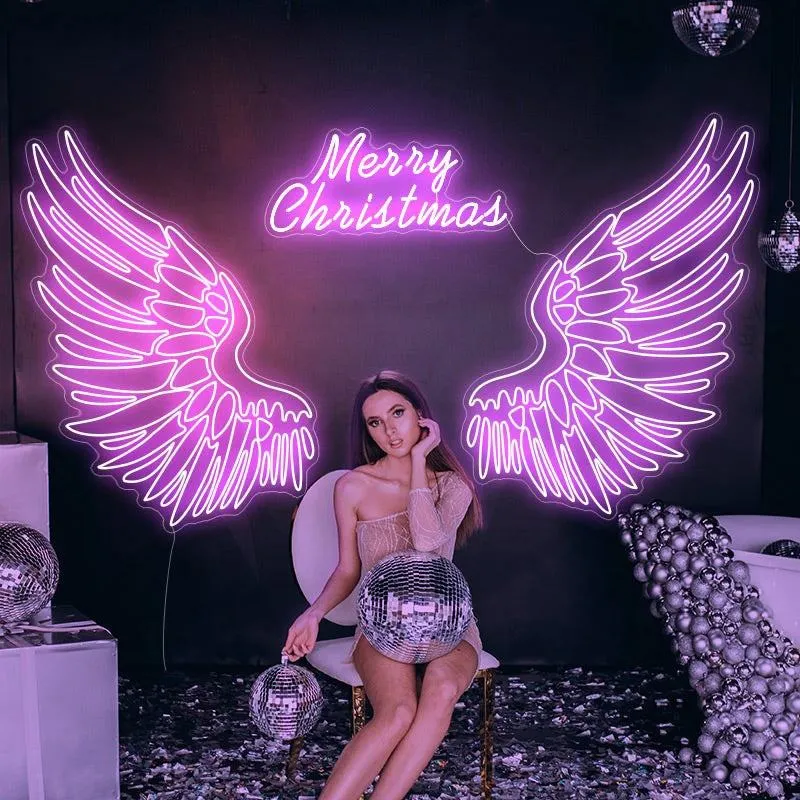 Custom Drop LED Light Shipping Angel Wings LED Letter Sign Neon Open Sign Flex Light Neo Light Sign LED Neon Sign