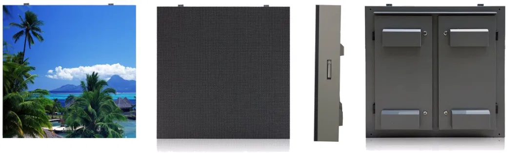 Outdoor LED Display Screen P10 P8 P6.66 P6 P5 P4 P3.33 P3 Outdoor LED Panel Fixed on The Wall