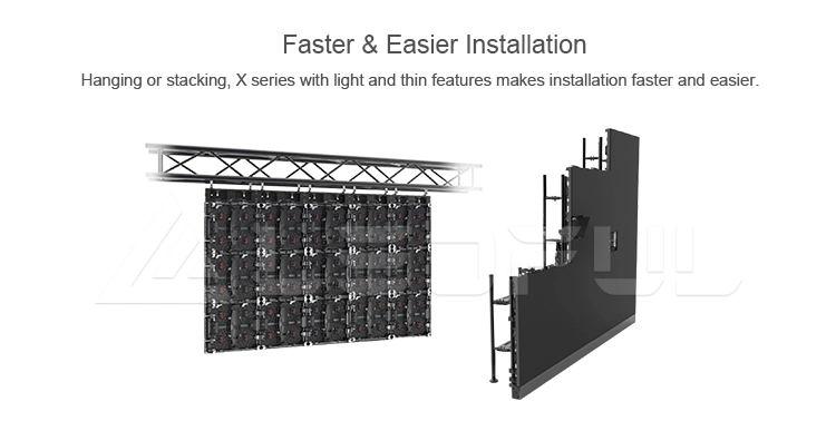 P2.976 P3.91 P4.81 Die-Casting Aluminum Cabinet Outdoor LED Advertising Display Screen Board for Activity Rental