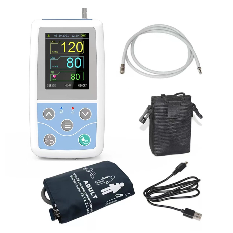 Contec CE FDA Abpm50 USB Software Color LCD Ambulatory Blood Pressure Monitor