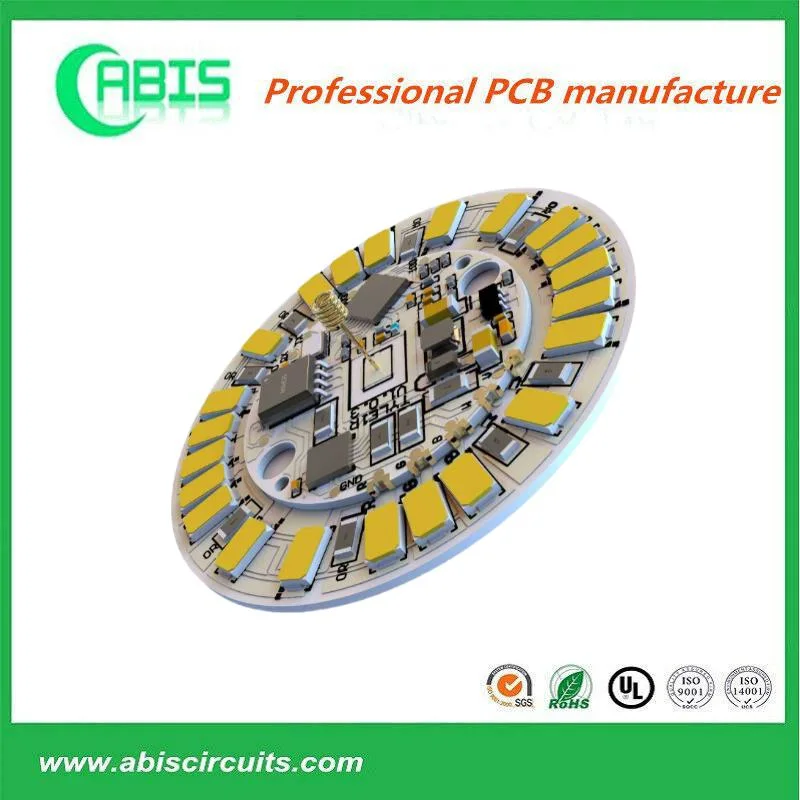 LED Lights Pcbs Custom Mc PCB Board in Aluminum with White Solder