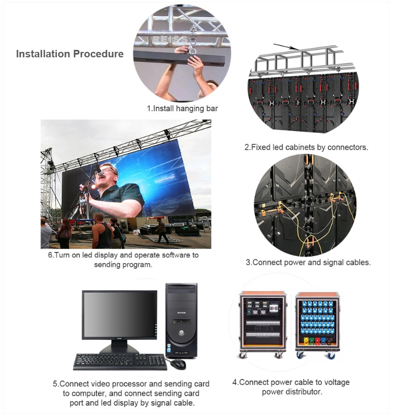 Indoor Rental LED Display Concert Exhibition P2.604 P2.976 Full Color Outdoor Waterproof Stage Advertising High Quality Soft Flexible LED Panel
