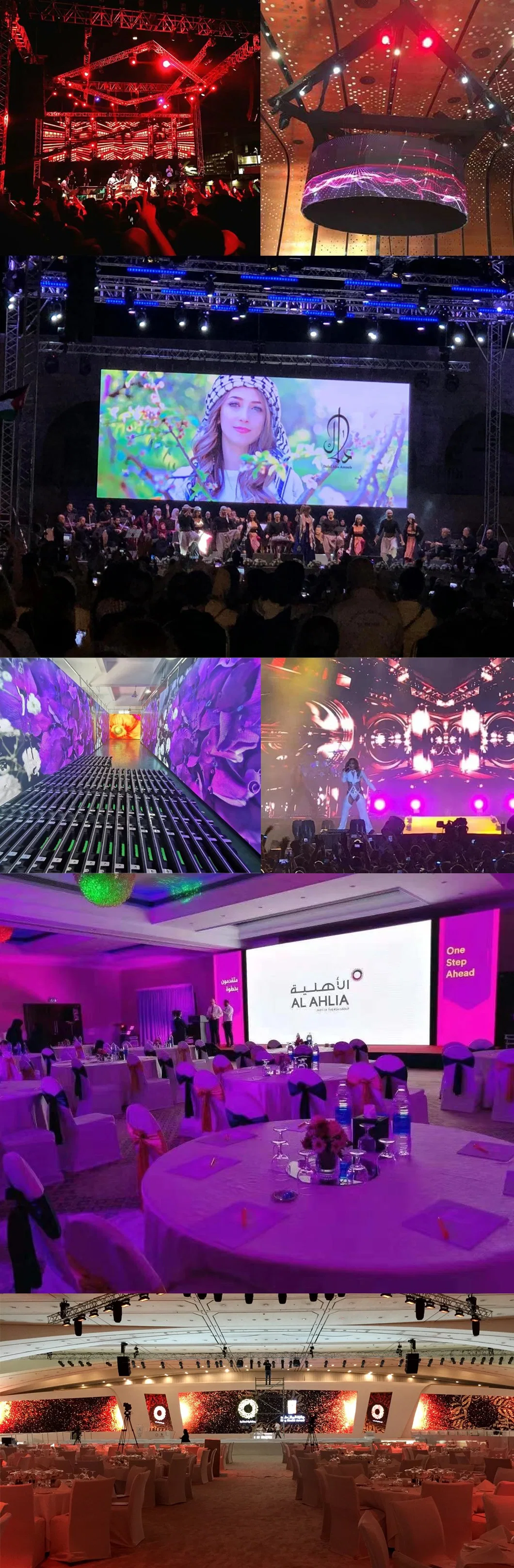 HD Flexible Video LED Wall Screen Stage Rental LED Display Panel