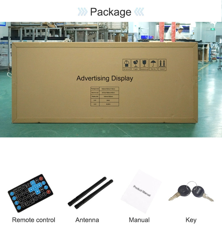 High Definition Vertical Display Screen 43 Inch