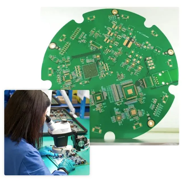 4 Layers Intelligent Industrial Control LED Light Multilayer PCB Circuit Board Manufacturer