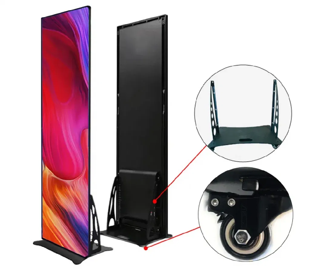 P2 P2.5 Indoor Video Panel Mirror Billboard Customized LED Screen Display Sign Poster